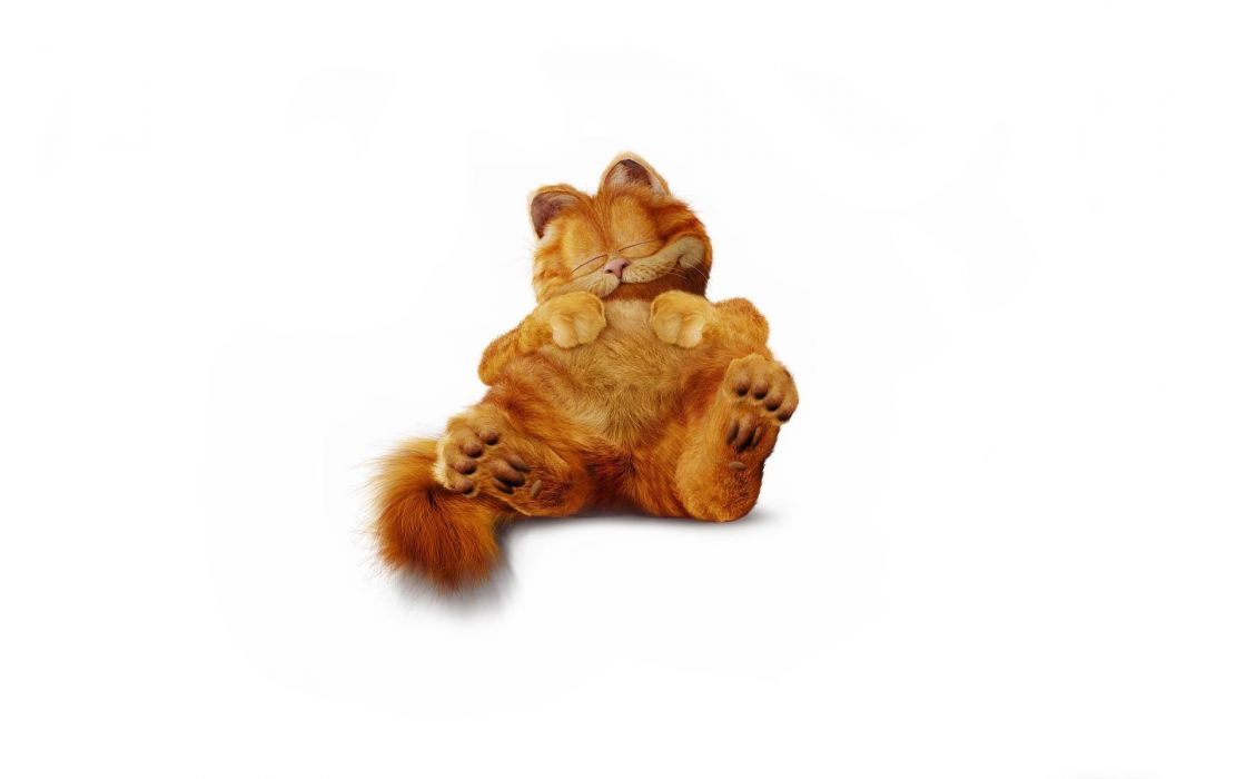 Garfield furry cat minimalist wallpaper x
