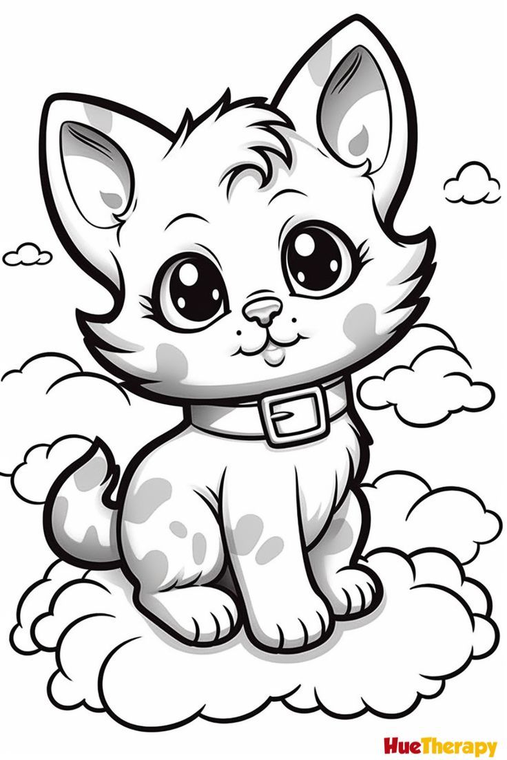 Free printable cat coloring pag for kids cat coloring page animal coloring pag kittens coloring