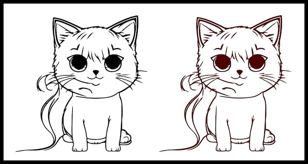 Pãgina desenhos de gatos para imprimir imagens â download grãtis no