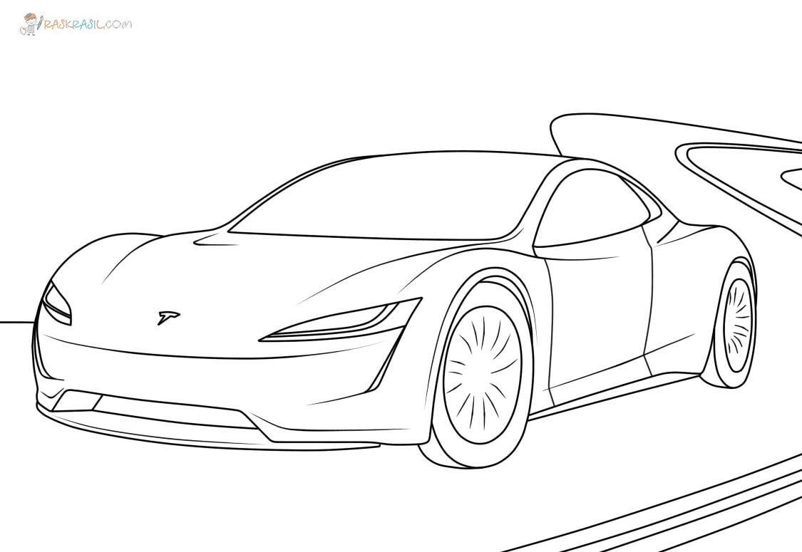 Tesla coloring pages printable for free download