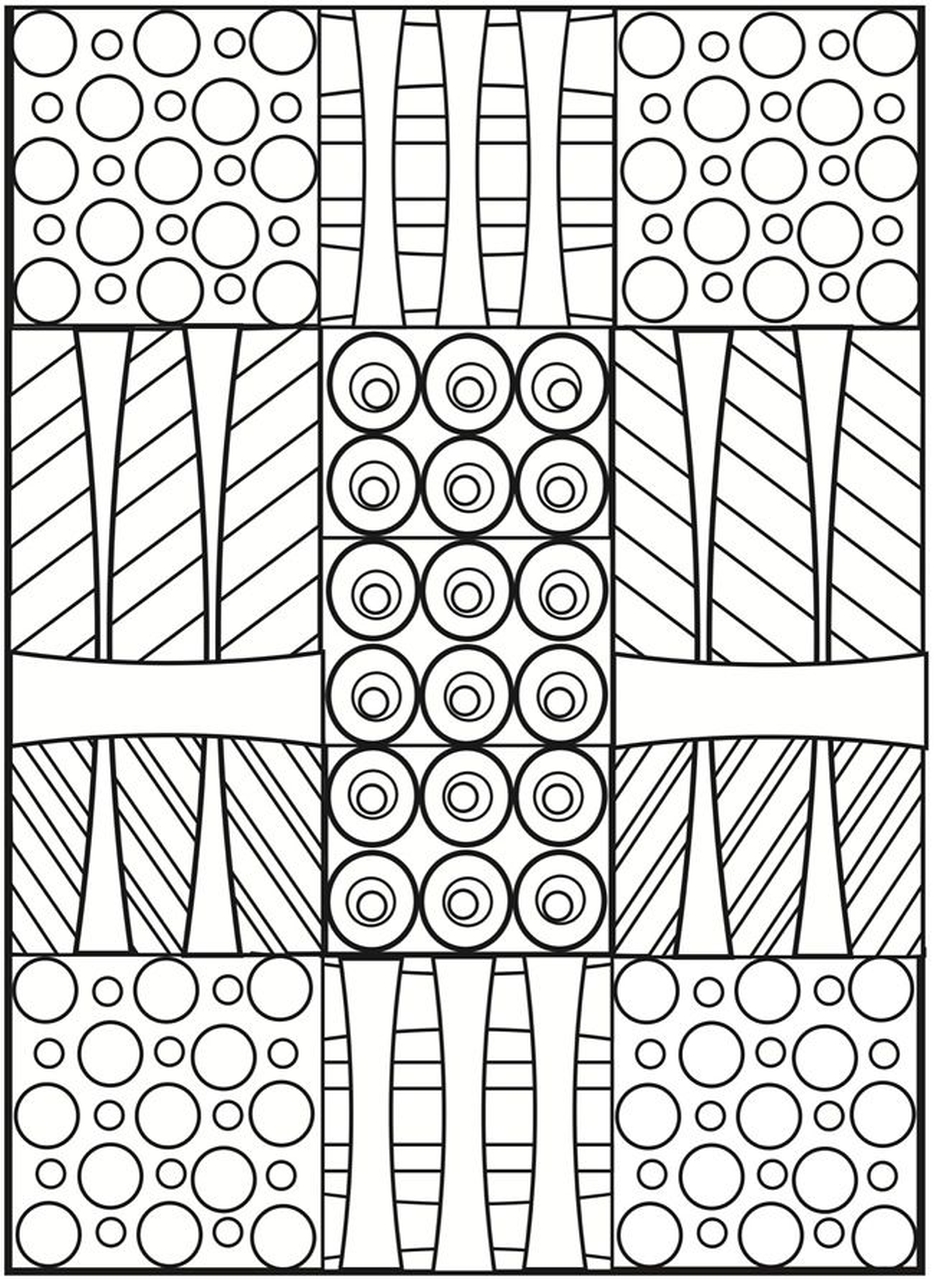 Coloring pages printable geometric coloring pages for adults