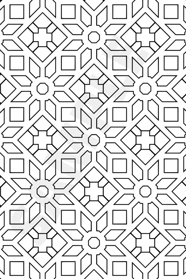 Relaxing patterns coloring book for adults geometric pattern coloring pages digital coloring book pdf digital download