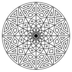 Top free printable geometric coloring pages online