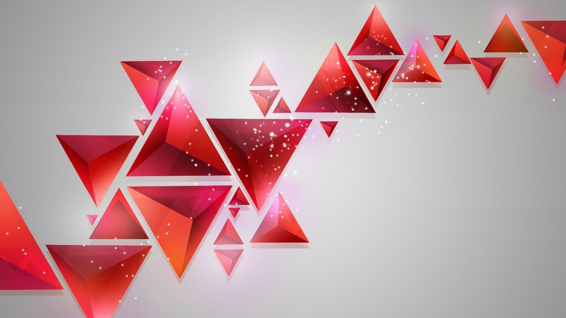 Abstract triangles design wallpapers