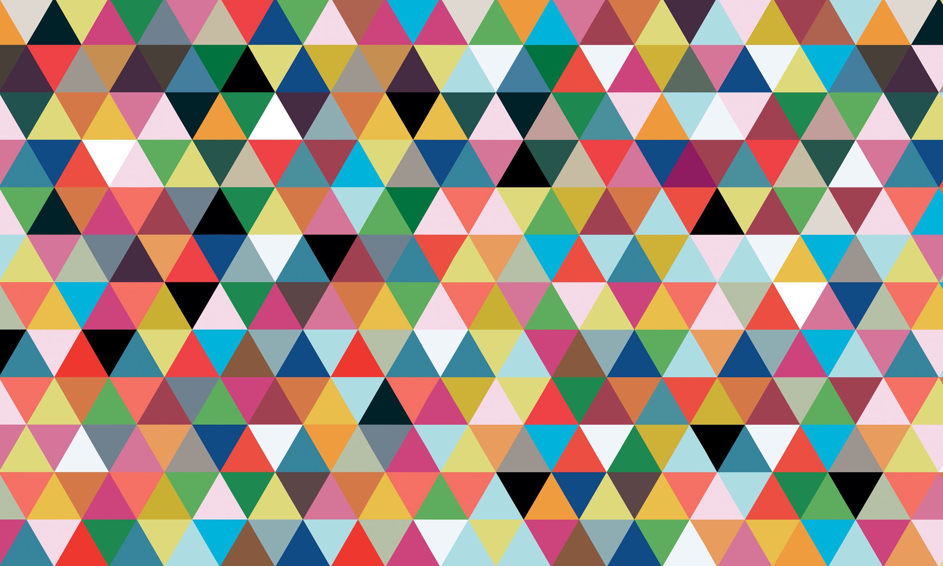 Geometric triangle wallpapers