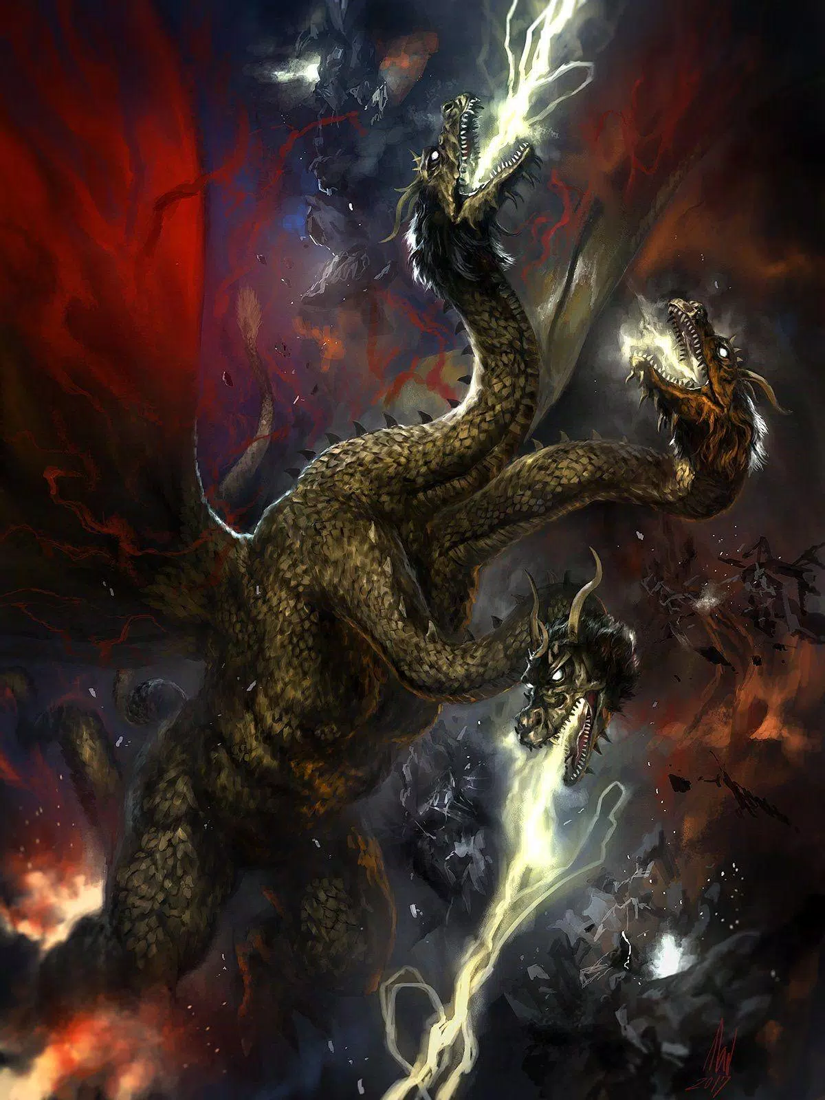 King ghidorah wallpaper apk for android download