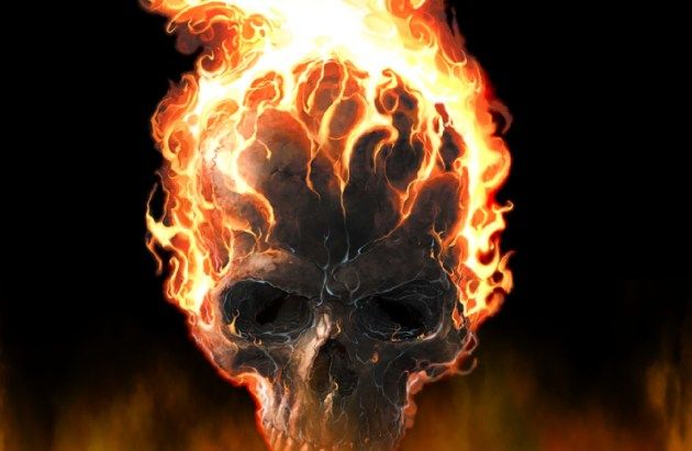 Fire skull animated wallpaper skull wallpaper ghost rider wallpaper skull