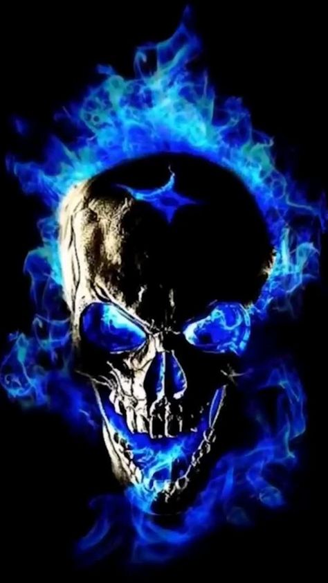 Blue skull skull wallpaper hd skull wallpapers ghost rider wallpaper