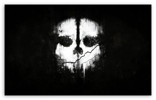 Cod ghosts ultra hd desktop background wallpaper for k uhd tv tablet smartphone call of duty ghosts gaming wallpapers skull illustration