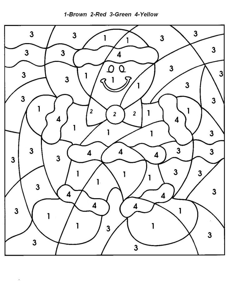 Color by number free christmas coloring pages christmas coloring pages christmas color by number