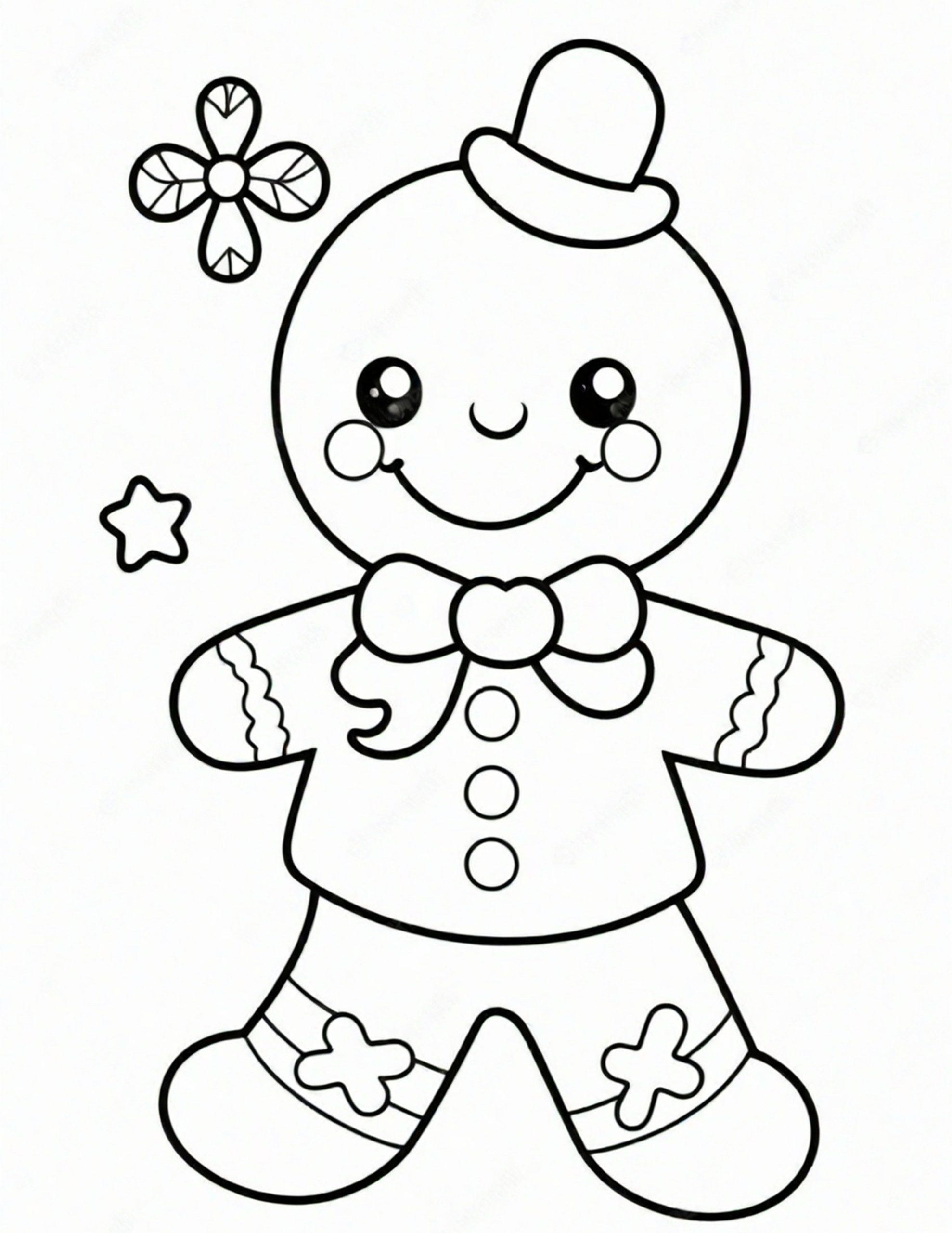 Gingerbread man coloring pages skip to my lou