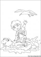 Go diego go coloring pages on coloring