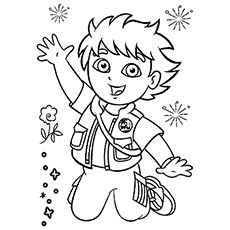 Top free printable diego coloring pages online