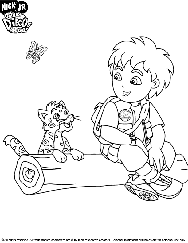 Go diego go coloring picture shark coloring pages cartoon coloring pages coloring pages