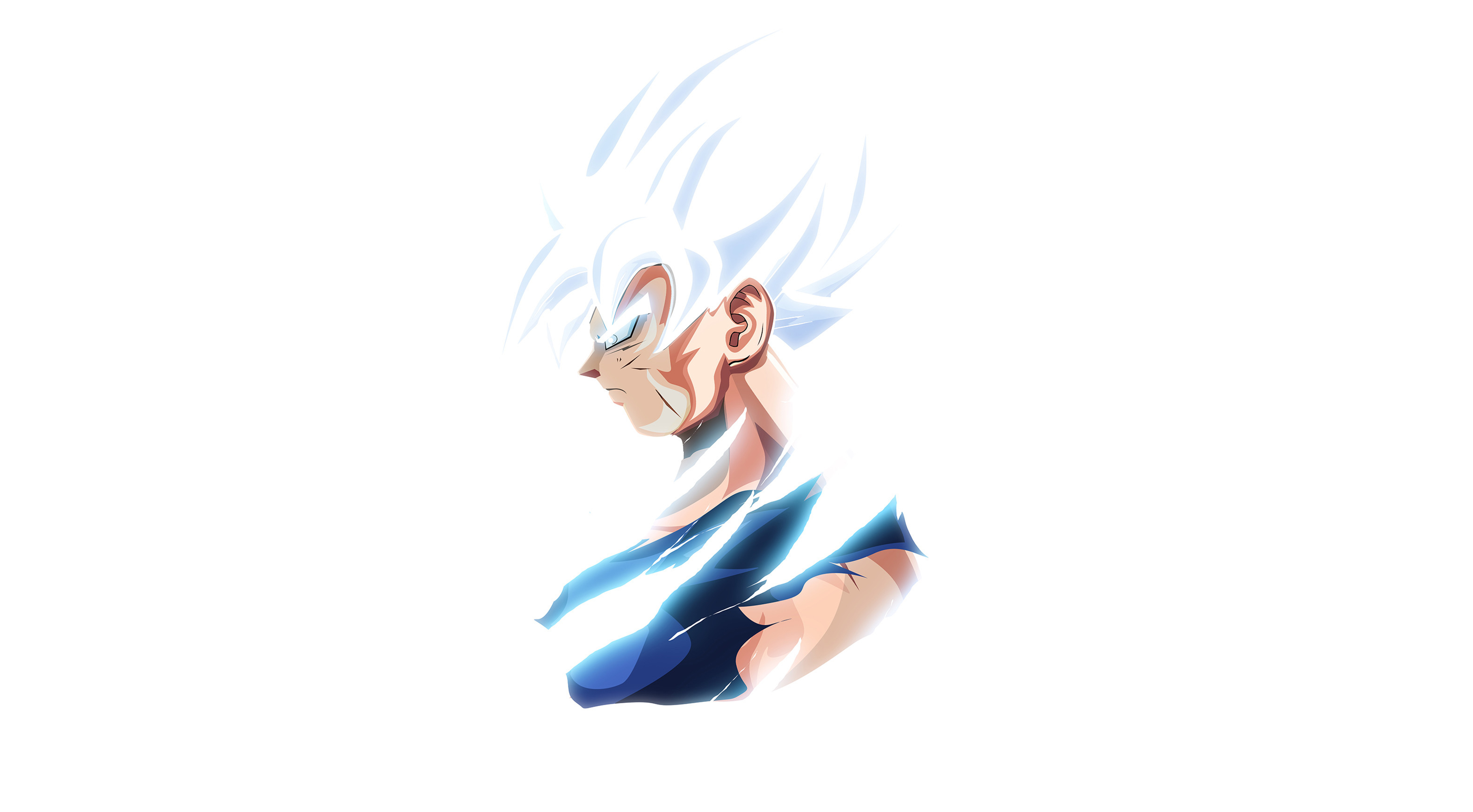 Goku ultra instinct dragon ball minimal k hd anime k wallpapers images backgrounds photos and pictures
