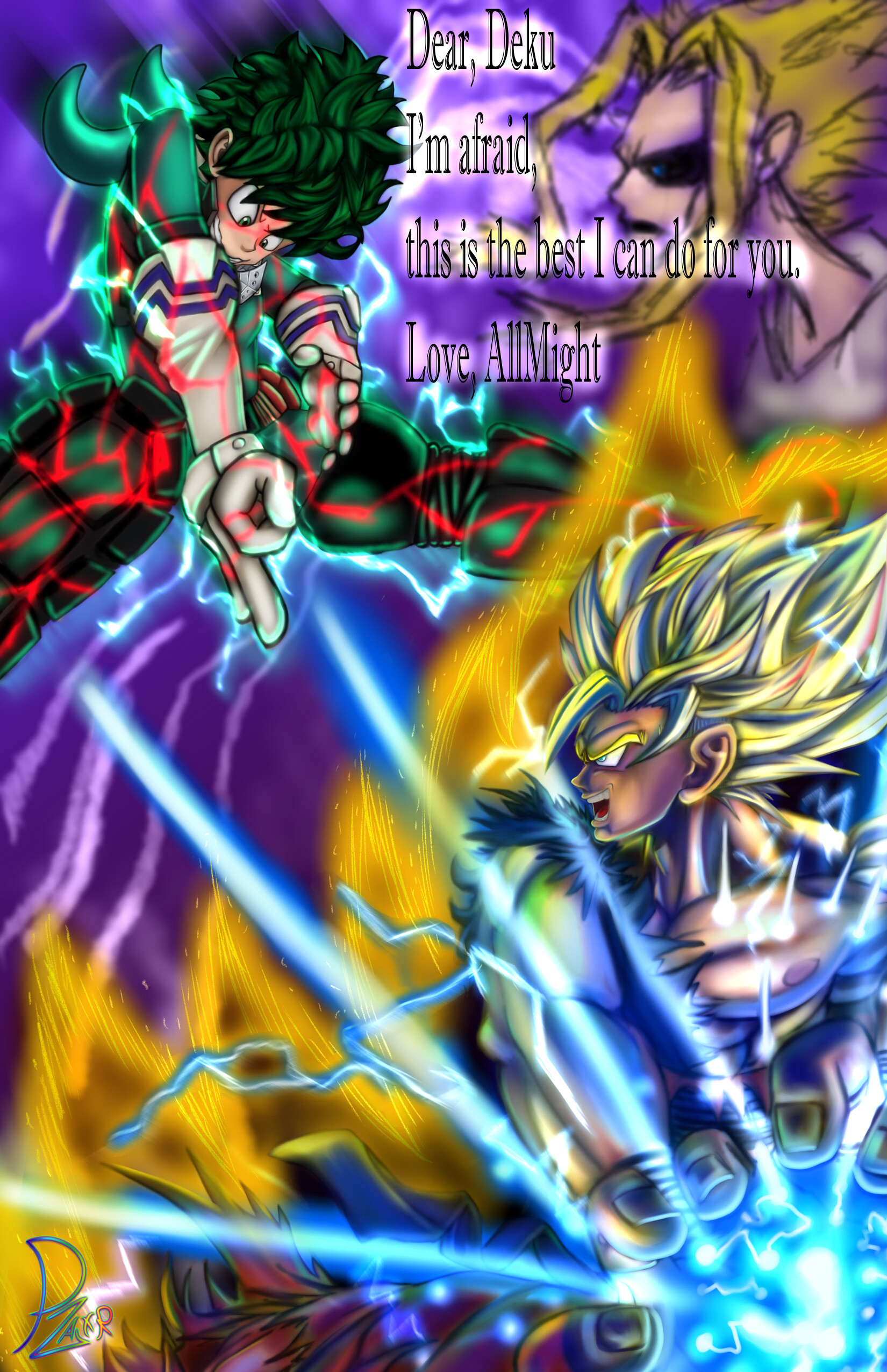 Deku as Goku by AngeliccMadness  Anime crossover, Epic mickey, Hero  wallpaper