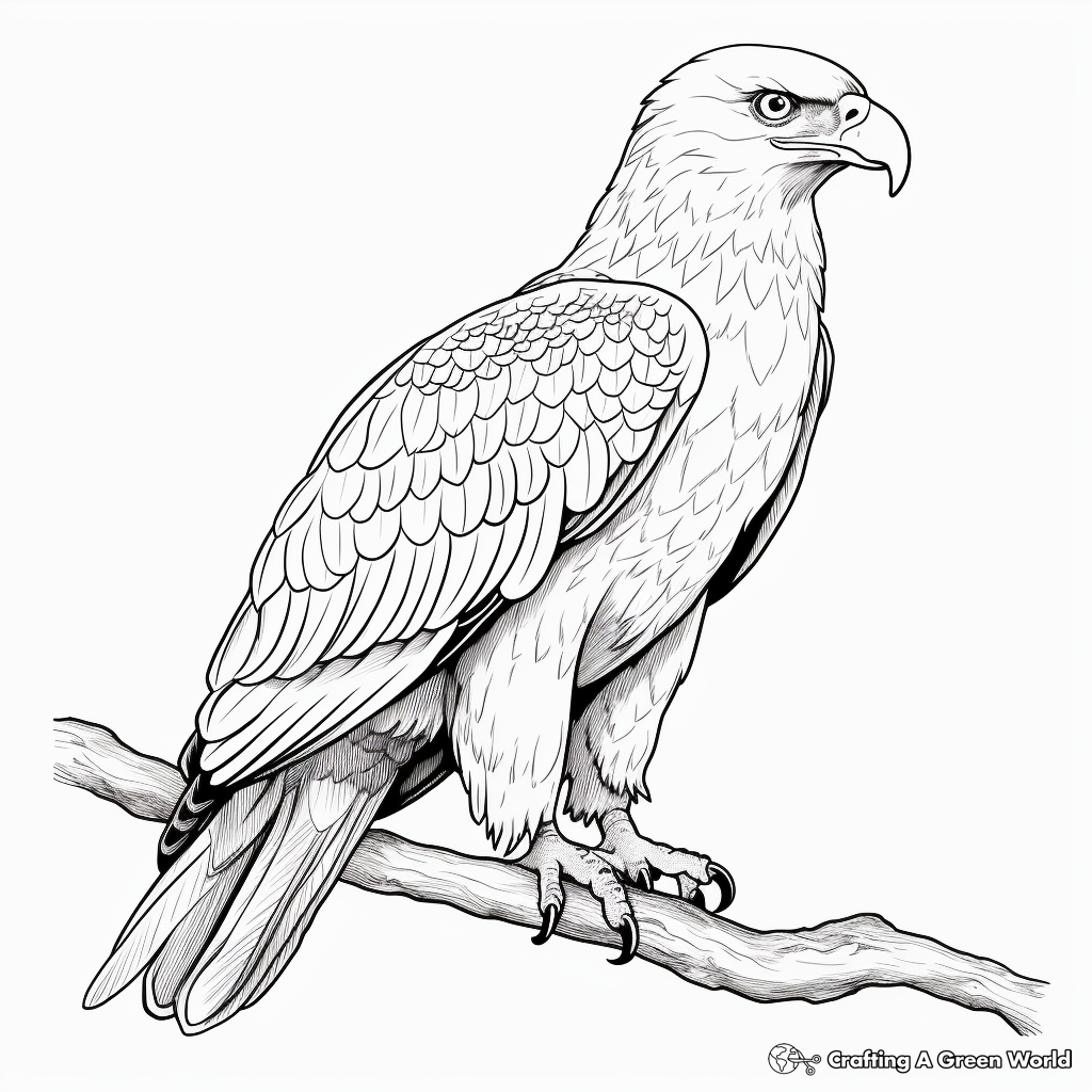 Eagle adult coloring pages