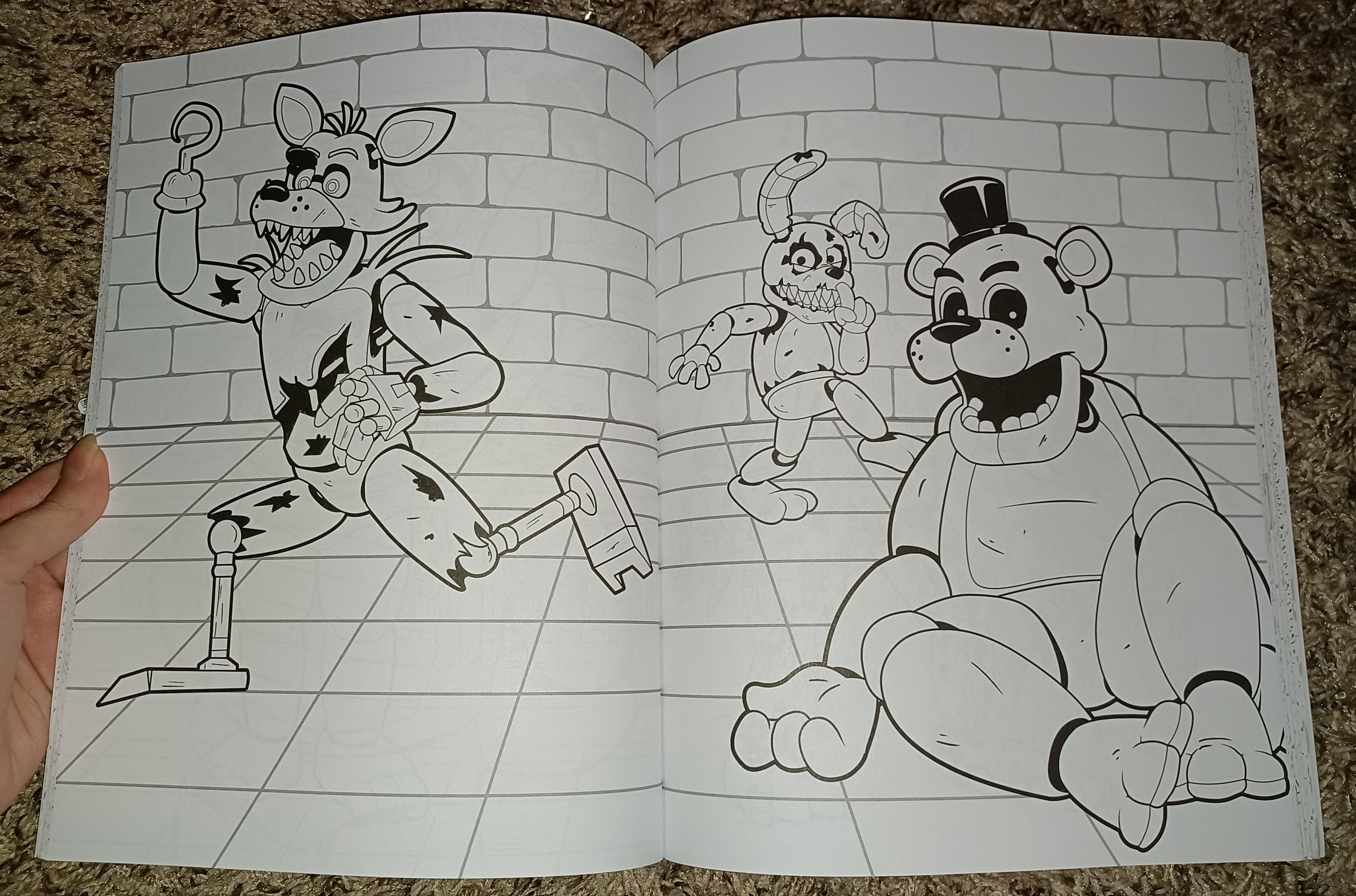 Matt yes there is lore in the coloring book rgametheorists