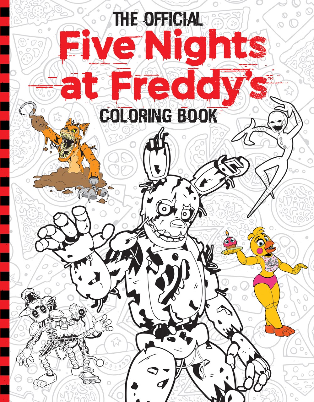 The official five nights at freddys coloring book five nights at freddys wiki
