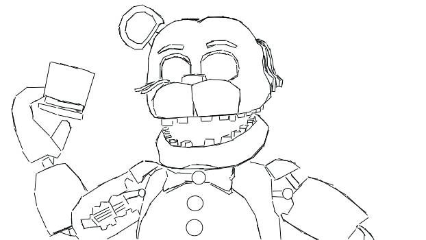 Have fun with fnaf coloring pages pdf