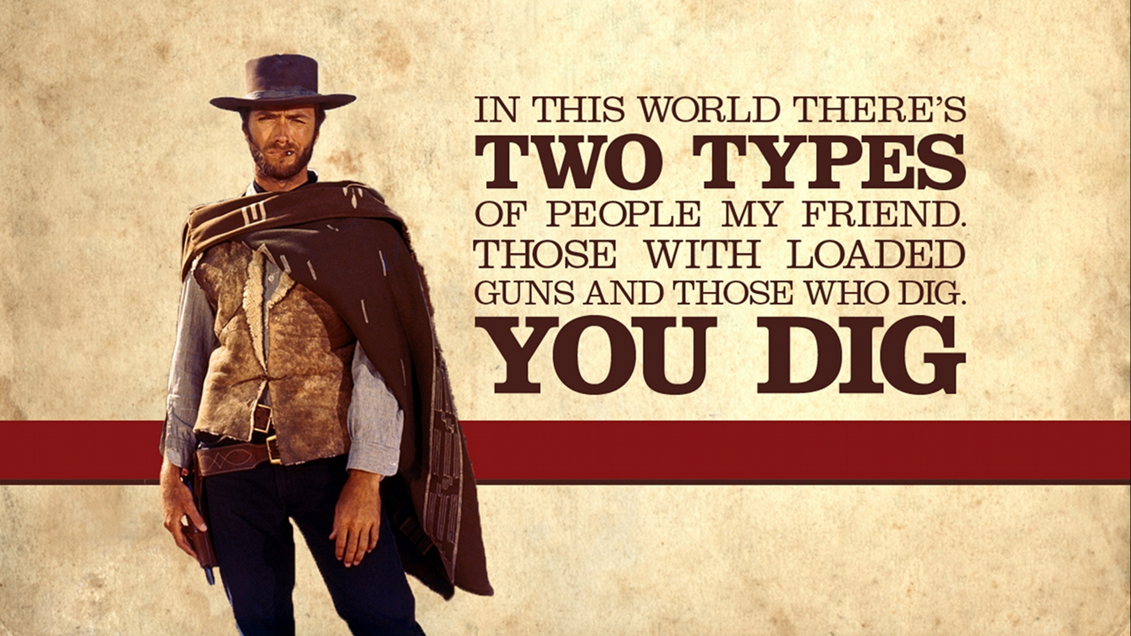 The good the bad and the ugly typography western clint eastwood movies
