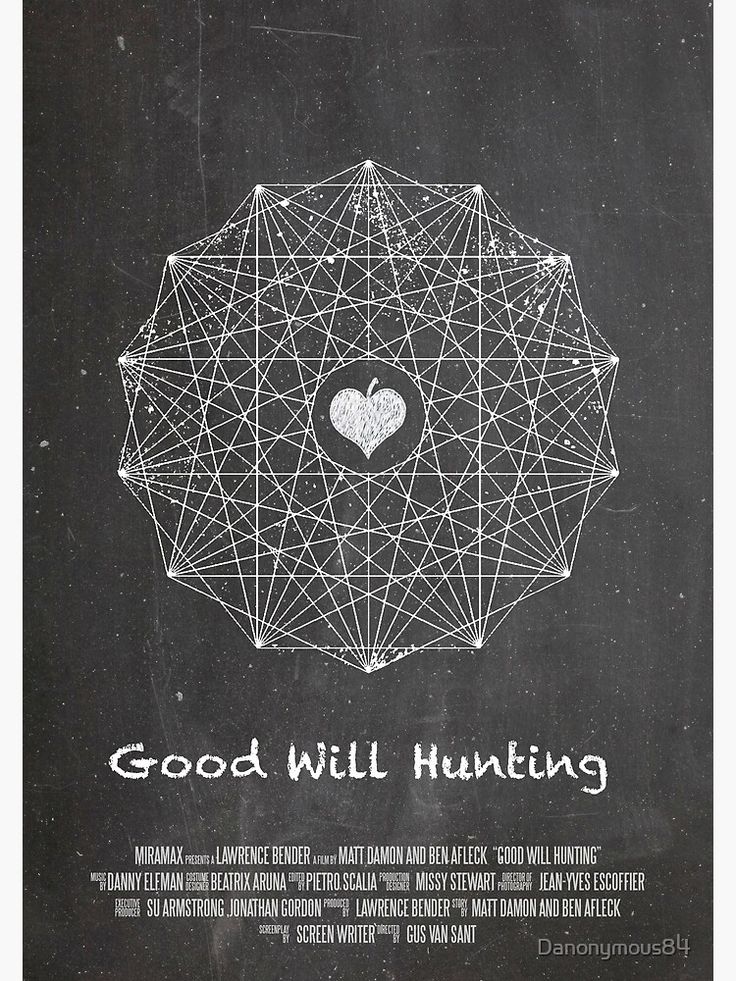 Good will hunting poster by danonymous