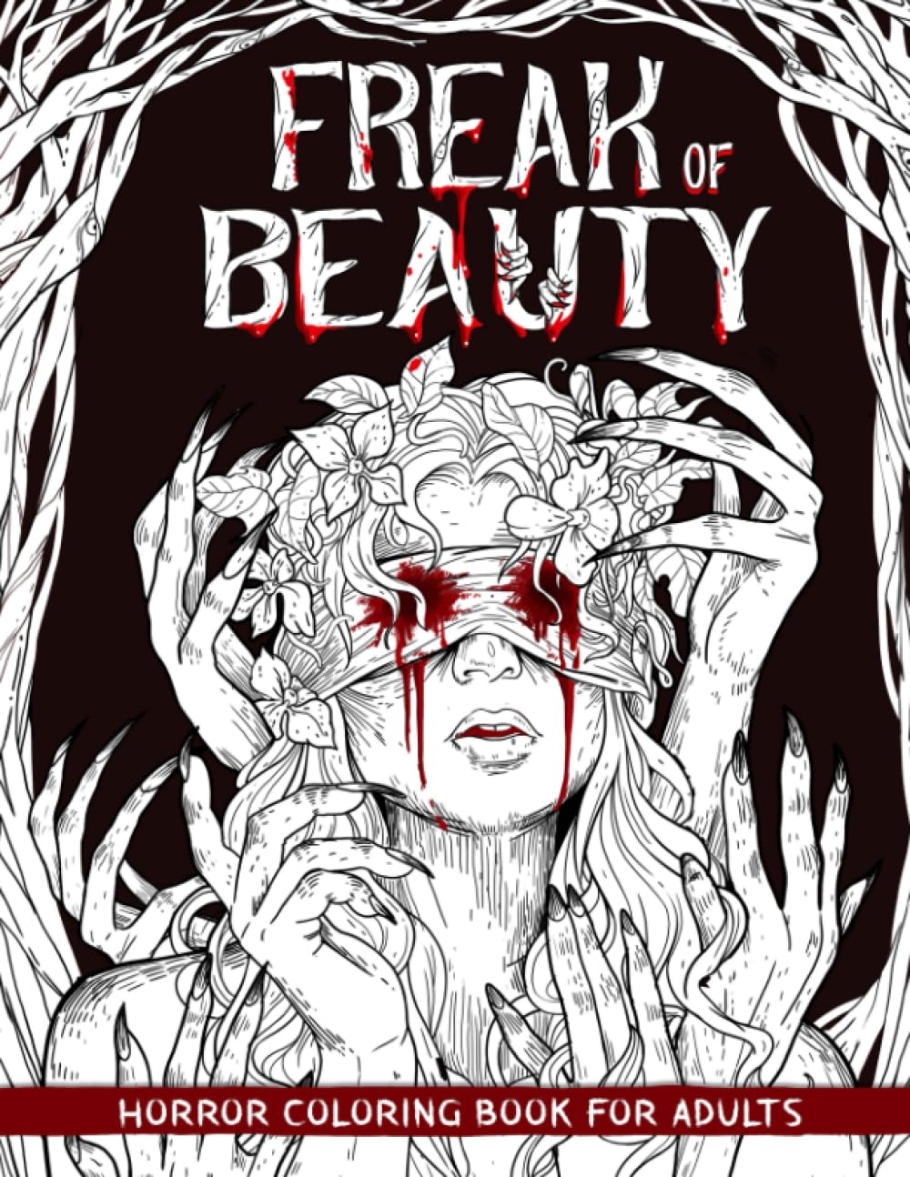 Freak of bety horror coloring book for adults stralia ubuy