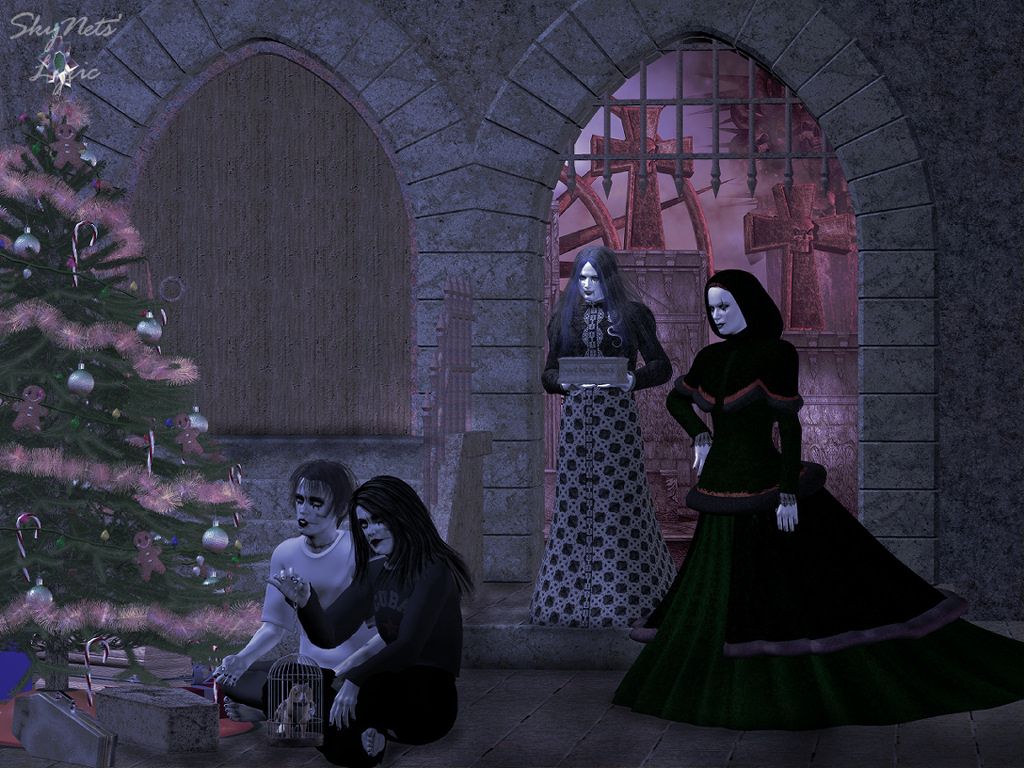 Christmas goth wallpapers