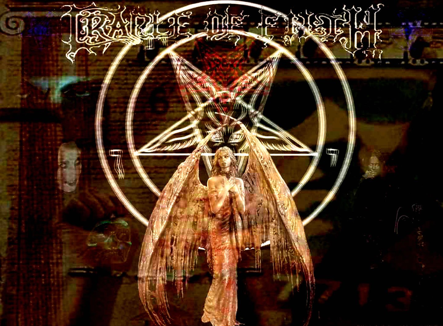 Cradle of filth gothic metal heavy extreme symphonic black dark occult satanic evil wallpaper x