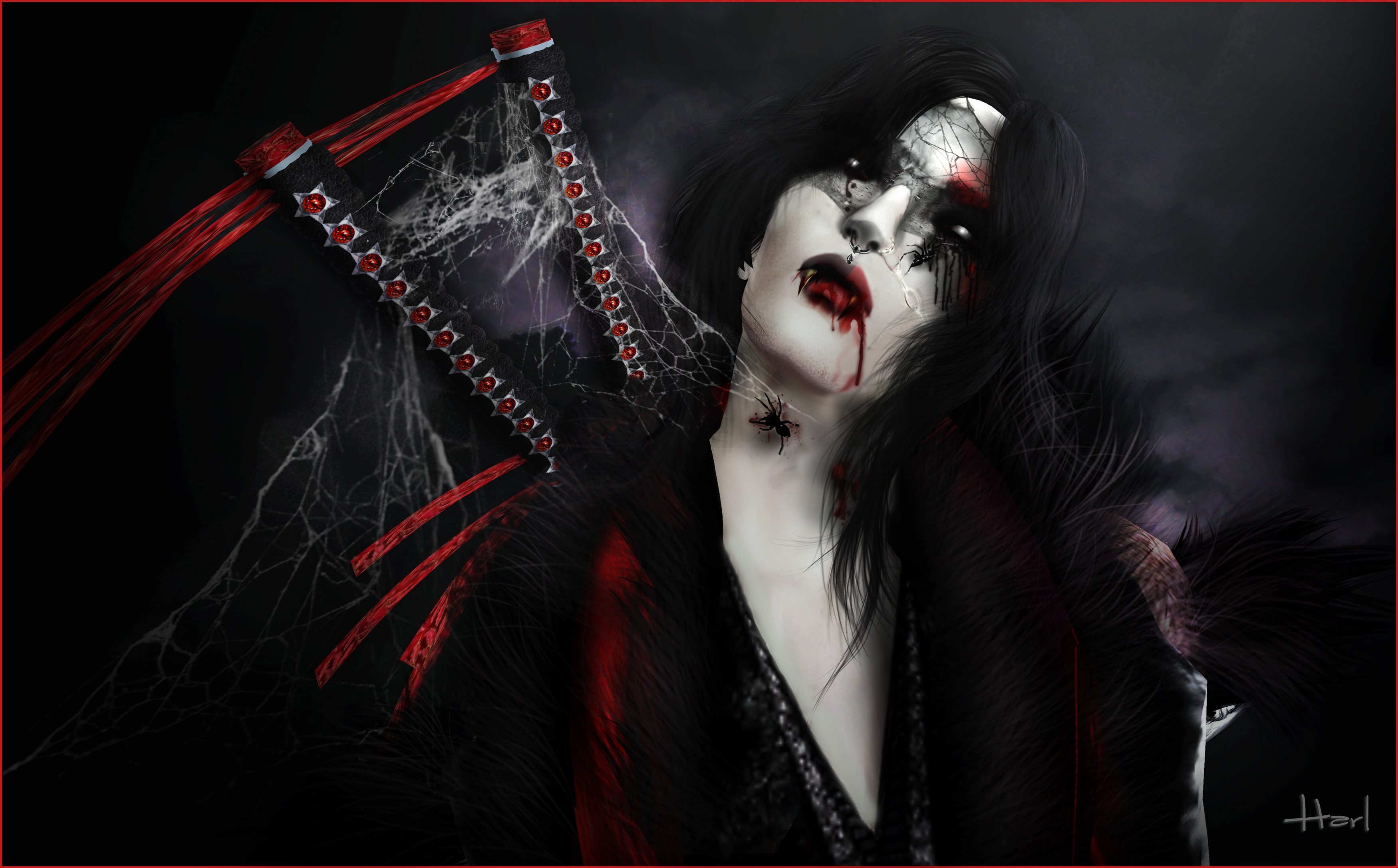 Gothic vampire wallpaper by matthewbailey0u812 - Download on ZEDGE™