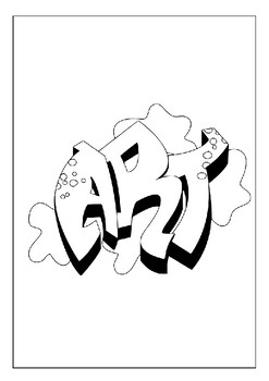 Discover the joy of street art with our graffiti coloring pages collection pdf