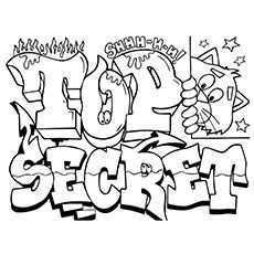Top free printable graffiti coloring pages online graffiti lettering graffiti words coloring pages for teenagers