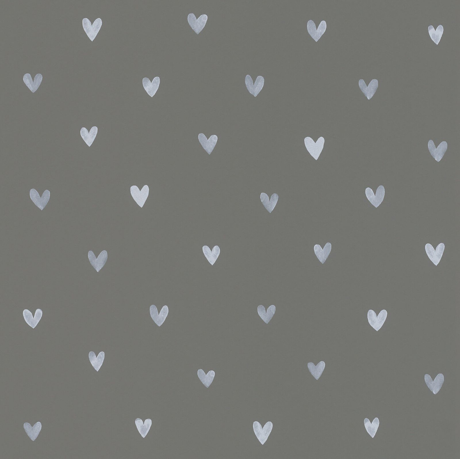 Wallpaper child textil girls cute hearts dark grey