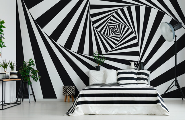 Black and white wallpaper wall murals us
