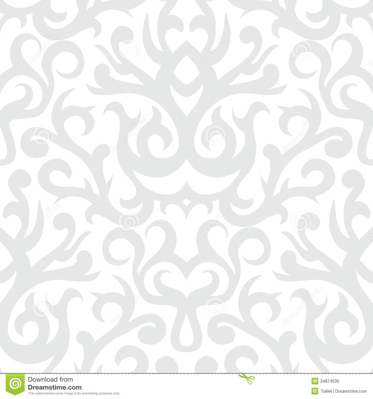 Gray and white pattern wallpaper