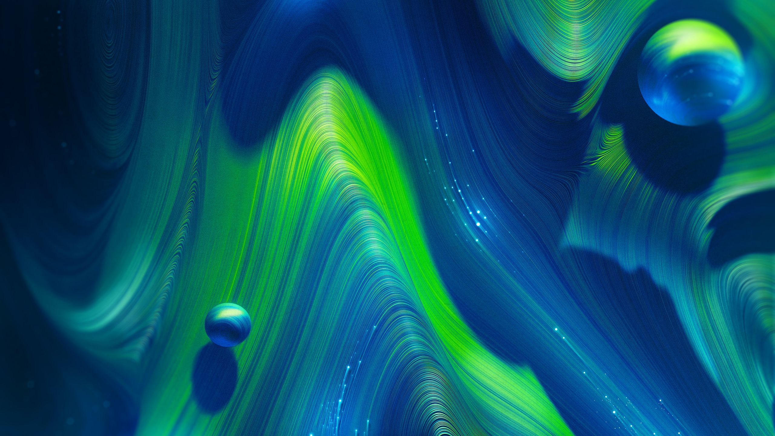 Blue and green graphic wallpapers