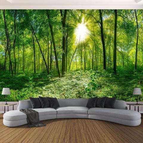 Avikalp exclusive awz stereoscopic space green forest trees nature hd d wallpapercm x cm home improvement