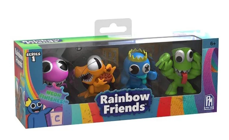 Roblox rainbow friends pack mini figure set purple orange green blue new