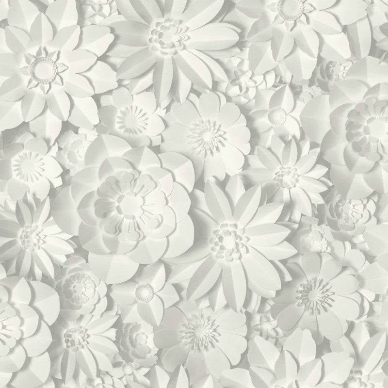 Grey flower wallpaper buy now sale off wwwgruene