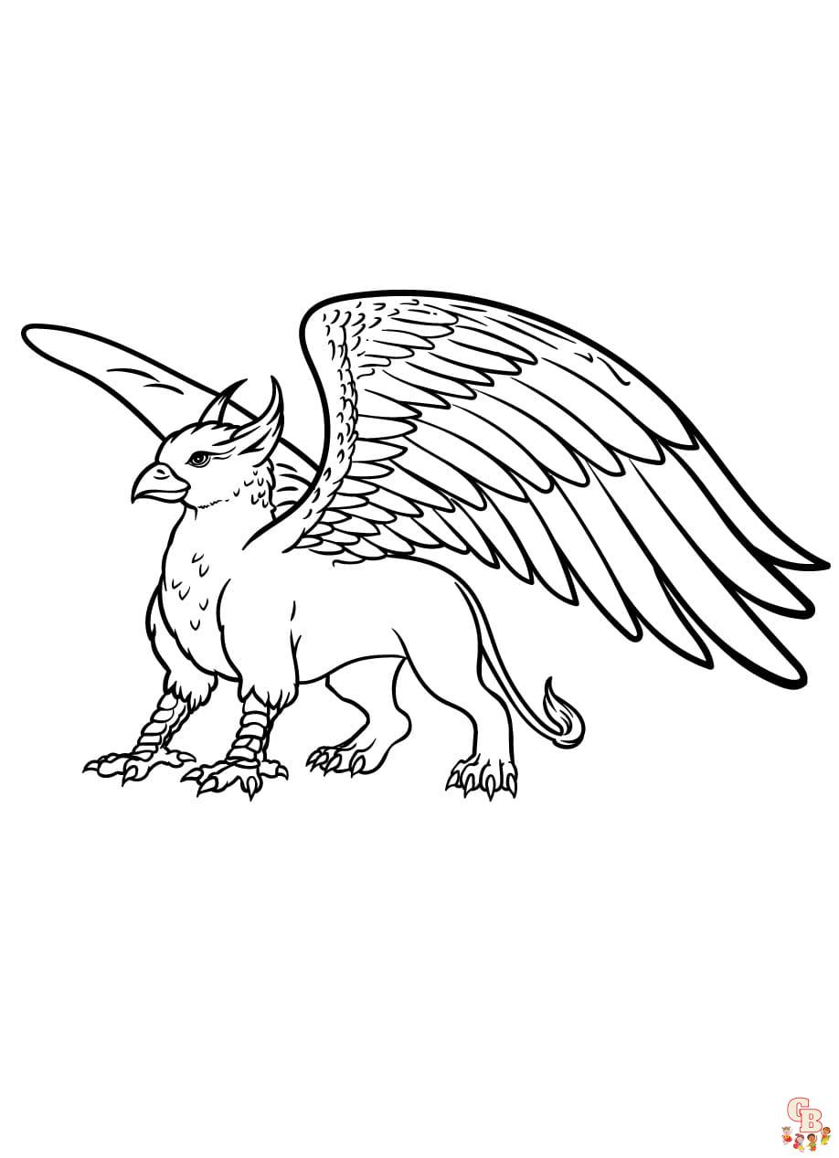 Printable griffin coloring pages free for kids and andults