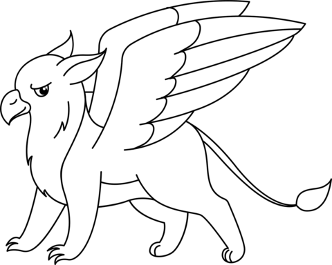 Griffin coloring pages free coloring pages