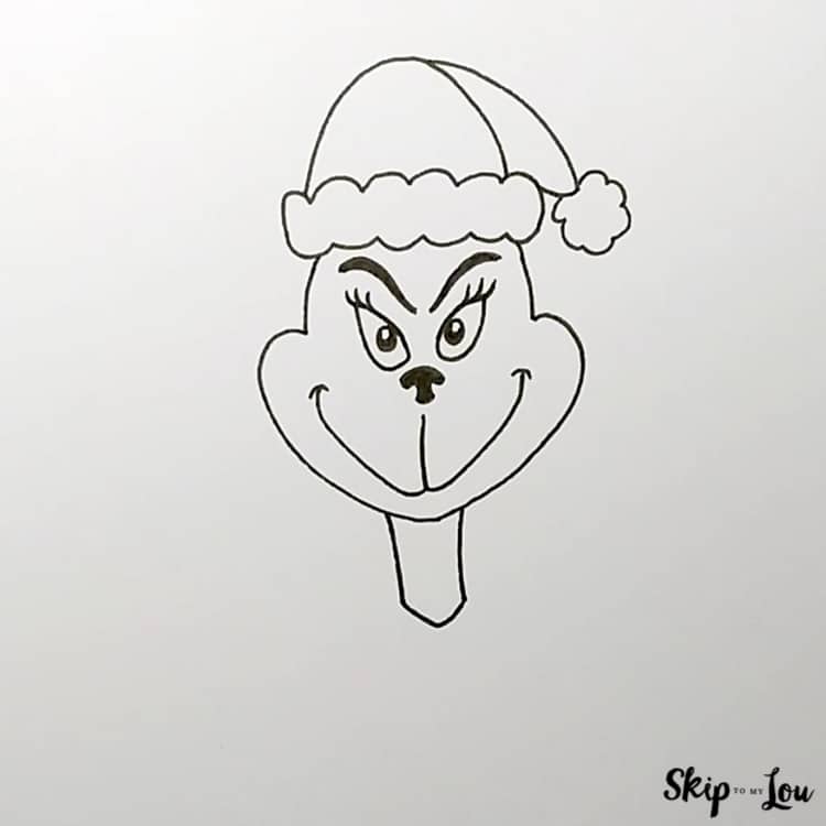 How to draw the grinch skip to my lou