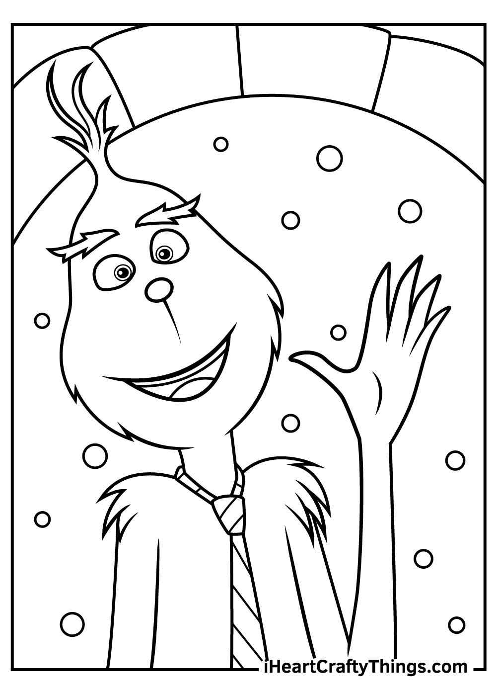 Grinch coloring pages free printables