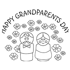 Top grandparents day coloring pages for your little ones