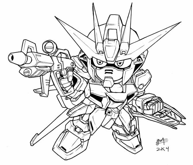Gundam coloring pages