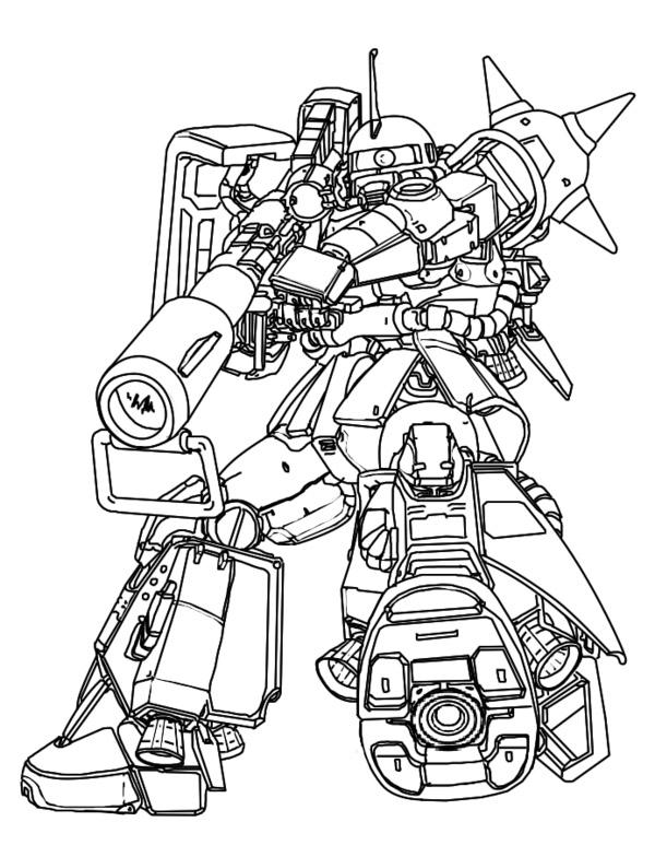 Gundam coloring pages