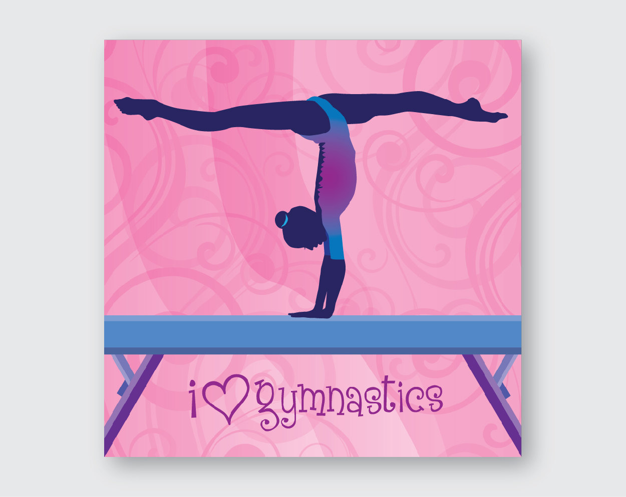 Gymnastics wallpaper for rooms