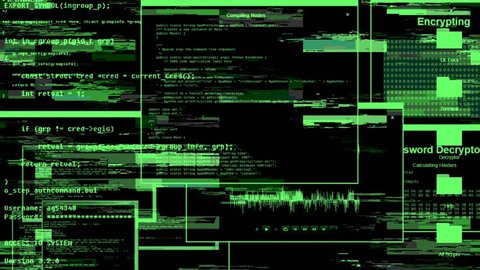 Hacking wallpaper stock video footage