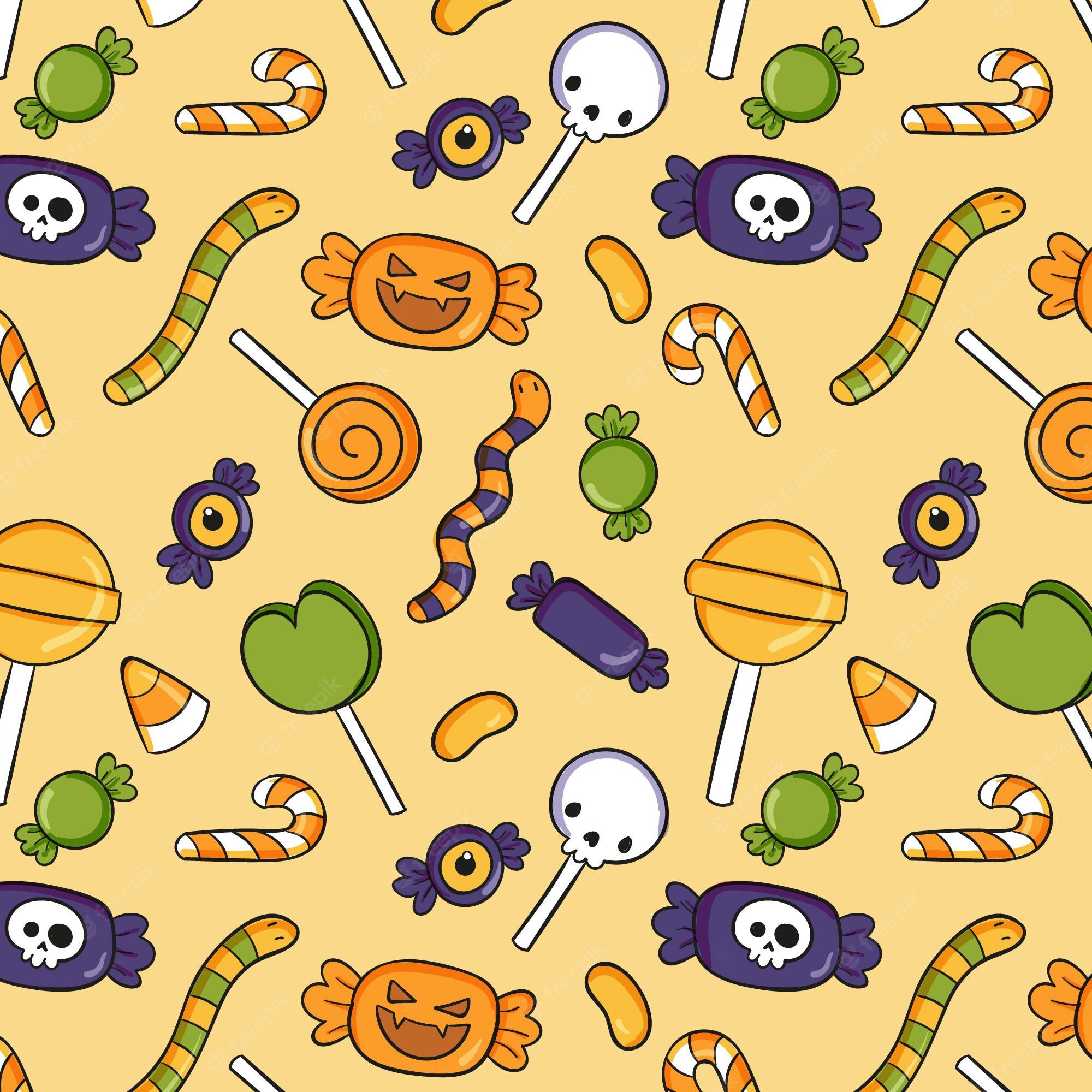 Halloween candy pattern images