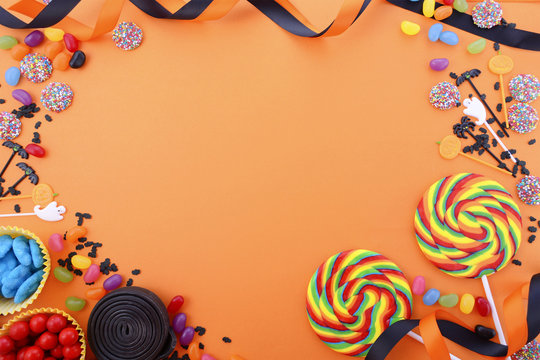 Halloween candy background images â browse photos vectors and video